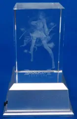 【中古】小物(キャラクター) [単品] SAMURAI 3Dクリスタルセット 「3DSソフト セブンスドラゴンIII code：VFD セガストア限定DXパック 3Dクリスタルセット」 同梱特典