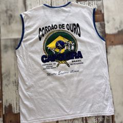 ヴィンテージ　カポエイラ　CORDO DE OURO CAPOEIRA タンクトップ　ブラジル　古着
