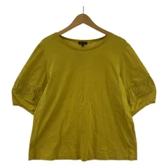 INDIVI インディヴィ 半袖 プルオーバーブラウス size38/マスタード