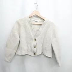 ◇ ⊇ BEAUTY&YOUTH UNITED ARROWS ウール100% 長袖 カーディガン サイズ表記なし グレージュ系 レディース E  【1411280048863】