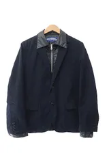 ジュンヤワタナベマン JUNYA WATANABE MAN COMME des GARCONS コムデギャルソン 09SS レイヤード テーラード ジャケット WC-J055 AD2008 SS 紺 ネイビー ブランド古着ベクトル 中古●240828のサムネイル