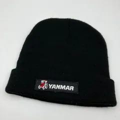 YANMAR ヤンマー ニット帽 ビーニー キャップ 帽子 トラクター CAP ブラック 黒 メンズ 農業 農具 SG202-16