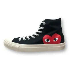 定価18700円 新品 PLAY COMME des GARCONS CONVERSE ALLSTAR HI AZ-K113-001 ハート ハイカット スニーカー プレイコムデギャルソン コンバース 26cm  63986A1