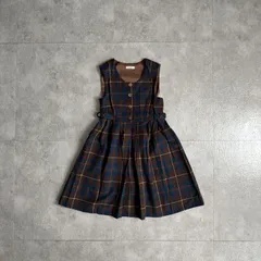 子供服 FAMILIAR ファミリア チェック ノースリーブ ワンピース 入学式 卒業式