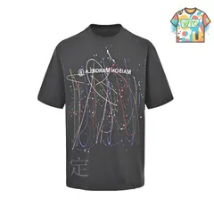 【今日WTO】ラインスプレーグラフィット T シャツ / Line Spray Graffiti Tee-ZZ25