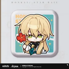 【新品/公式】崩壊：スターレイル_パムの展覧室シリーズ　スクエア缶バッジ　羅刹 公式グッズ colleize