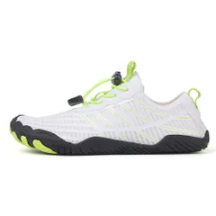 ☆ ホワイト ☆ 44(27cm) ☆ トレーニングシューズ マリンシューズ pmy206 アクアシューズ ウォーターシューズ ビーチサンダル フィットネスシューズ スポーツシューズ 水陸両用 軽量 軽い 蒸れにくい やわらかい 柔かい 柔軟性 排水機能