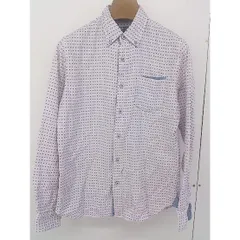 ◇ ◎ BEAMS HEART ビームス ハート ボタンダウン BD 総柄 長袖 シャツ サイズS ピンク パープル メンズ  【中古】 【1206150000023】