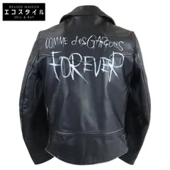 COMMEdes GARCONS 青山店限定ルイスレザーライトニング サイズ44 2025年最新】ルイスレザー コムデギャルソンの人気アイテム