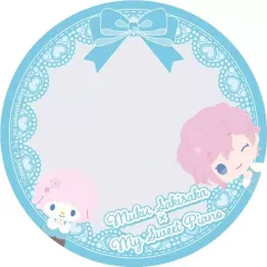 【中古】バッジ・ビンズ 09.向坂椋×マイスウィートピアノ 57mm缶デコカバー 「A3!(エースリー)×サンリオキャラクターズ」