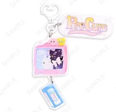 【中古】キーホルダー ブラウン管TV Ms LUTRAコラボ アクリルキーホルダー 「ふたりはプリキュア」