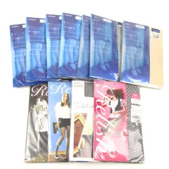 アツギ 柄タイツ/ストッキング 11点セット S-L 未使用 まとめて 大量 レディース ATSUGI