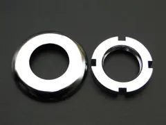 Z400FX メッキ・ステアリングステムヘッドナット+ヘッドカバー 9456のサムネイル