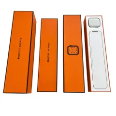 美品 Apple Watch HERMES エルメス series6 MJ493J/A アップルウォッチ スマートウォッチ シルバーステンレス 44mm メンズ レディース 古着 中古 USED