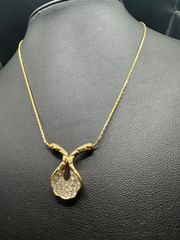 レモンツリー K10 ネックレス ゴールド LEMONTREE 透かしサークル 
