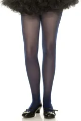 タイツ カラータイツ キッズ 子供 パンスト ネイビー紺 ストッキング レギンスタイプ レディース 靴下 無地 ダンス コスプレ衣装 かわいい かっこいい 可愛い ロリータ ゴシック ハイウエスト 美脚 おしゃれmusic legs★2