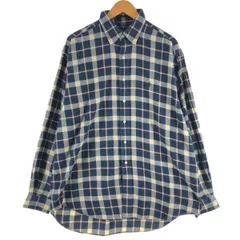 古着 ラルフローレン Ralph Lauren BLAIRE 長袖 ボタンダウン ライトネルチェックシャツ メンズL相当/eaa526686