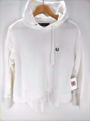 フレッドペリー FRED PERRY ワンポイント 刺繍 プルオーバー パーカー レディース  UK10のサムネイル