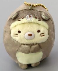 [중고] 열쇠 고리 고양이 (수달) 매달려 봉제 인형 [스미코 구라시 수이 조 쿠칸 2024] 수족관 한정