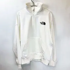 【未使用】ノースフェイス ホワイトレーベル コンピーハーフジップ スウェットシャツ L アイボリー NM5MQ01K レディース THE NORTH FACE