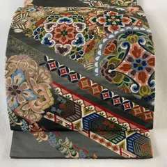 美品☆正絹　証紙あり 白綾苑大庭 七宝 箔 黒 六通 正絹 美品☆正絹 証紙あり 白綾苑大庭 七宝 箔 黒 六通 正絹 - メルカリ
