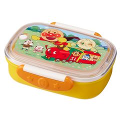 レック アンパンマン 抗菌 ロック式 おべんとう箱 360mL (イエロー) エア調整弁付き/日本製/電子レンジ 食洗機 OK/中子付き [イエロー] [360ml/中子付き]のサムネイル