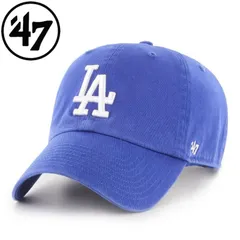新品 47 フォーティーセブン '47正規品 ロサンゼルス ドジャース LA キャップ CAP 帽子 CLEAN UP メジャーリーグ MLB ロゴ 刺繍 大谷翔平 ユニセックス メンズ レディース 青 ロイヤル ブルー B-RGW12GWS-RYN