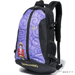 ケイジャー ONE PIECE ゴムゴムの実 ルフィ パープル 40-007PG バスケットボール バッグ バスケ リュック バックパック 32L スポルディング 25AW 正規品【送料当社負担】