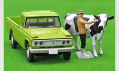 トミカリミテッドヴィンテージ　LV-189c トヨタ スタウト（緑）フィギュア付