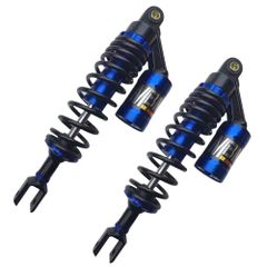 リアサスペンション シグナスX SR BW’S pcx125 リアサス ２本 セット 320mm リヤ キャビテーション 防止 タンク付き 青 blue (ブルー)