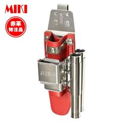 MIKI 三貴 ミキ 工具差し ツールホルダー プロ用 赤革 レッド 特注品 別注 ラチェットレンチ モンキーレンチ 16mmマーカー差し SPH-68X-RE