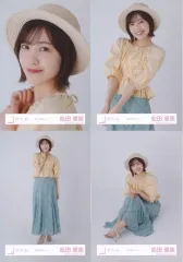 【中古】生写真(乃木坂46) ◇松田里奈/櫻坂46ランダム生写真【麦わら帽子コーデ】 4種コンプリートセット