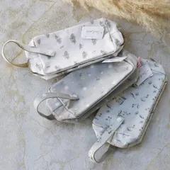 おむつポーチ Lien de famille マルチフラワーポーチ 日本製 （ ポーチ オムツポーチ おむつ入れ 大容量 ベビー 赤ちゃん 女の子 男の子 プレゼント おしゃれ マルチポーチ ママポーチ ベビーポーチ ギフト 出産祝い 出産準備 