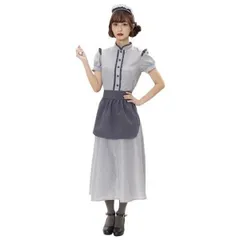 ハロウィン コスプレ クラシック ロング メイド メイド服 レトロ ロング スカート コスプレ コスチューム レディース 女性