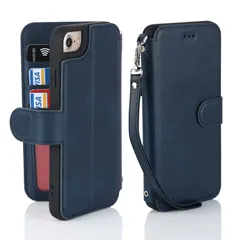 【新品未開封】 第2世代 米軍MIL規格 第3世代 軽薄 アイホンseケース 手帳型 ストラップ ケース 耐衝撃 ケース レンズ保護(アイフォンSE3 iphone8 se3 /あいふぉんSE2/いphone8/アイホン7/アイフォン6/6s iPhone 4