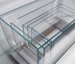 水槽 ガラス W85×D40×H40 厚み8mm 水槽 フタセット 90cm W90*D40*H40 厚み 8mm - メルカリ