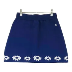 サイズ：1 PEARLY GATES パーリーゲイツ ; ニット スカート 花柄 ネイビー系 [240101372763] ゴルフウェア レディース ストスト