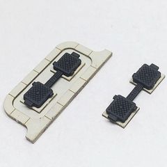 キハ工房 C-02 インピーダンスボンド 6個入 着色済みペーパーキット 1/150 Nゲージ