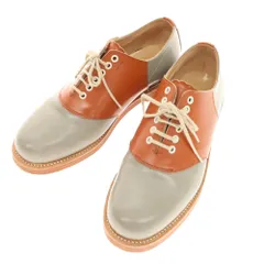 【中古】リーガル REGAL コンビ サドルシューズ グレー×ブラウン【サイズ25】【メンズ】