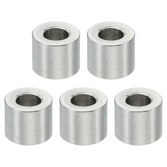 新品 外径6mm 長さ5mm 内径3.1mm 1/8 ステンレススチール M3ネジボルト用 メタルスペーサー ステンレススチールスペーサー 5個入り スクリュースタンドオフ M3ステンレススペーサー ラウンドタイプ PATIKIL