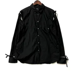 トップス soduk ribbon sleeve shirts black 2025年最新】soduk シャツの人気アイテム - メルカリ