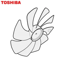 【新品】TOSHIBA 東芝 扇風機用 羽根 41020633 ※本体別売のサムネイル