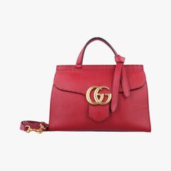 グッチGucciGGマーモントレッドレザー421890B019540818