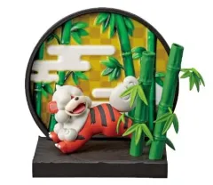 【中古】トレーディングフィギュア 3.ガーディ(ヒスイのすがた) 「ポケットモンスター ポケモン 和の窓」