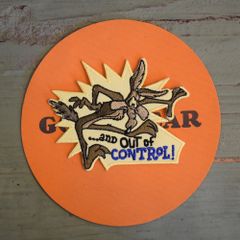 【CONTROL】ワイリーコヨーテ ワッペン コヨーテ レーシング ガレージ アメリカン雑貨