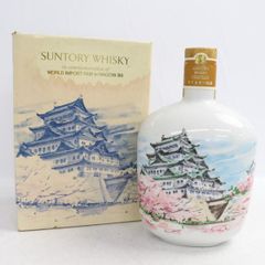 SUNTORY（サントリー）ワールドインポートフェア ナゴヤ’85 記念ボトル 名古屋城 43％ 760ml 陶器（重量 1086g）※箱汚れ G25D140024