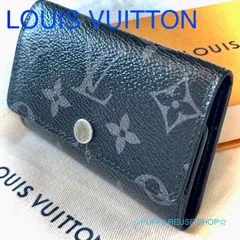 【美品・IC搭載】LOUIS VUITTON ルイヴィトン ミュルティクレ6 キーケース モノグラム グレー エクリプス