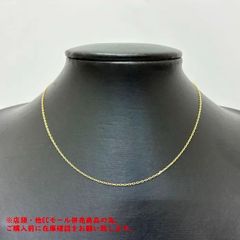 ※併売商品※◆中古状態良好◆MIKIMOTO【ミキモト】あずきチェーンネックレス K18YG イエローゴールド レディース　M1018