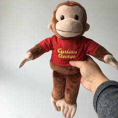 おさるのジョージ ぬいぐるみ 全長53cm ■ Curious George キュリアス ジョージ キャラクター サル キャラクター 飾り おもちゃ 雑貨 子供 クリスマス ギフト プレゼント