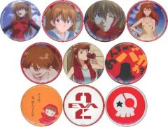 [중고] 배지·핀즈 전 10종 세트 [신세기 에반게리온 아스카캔 배지 컬렉션] EVANGELION STORE TOKYO-01 상품